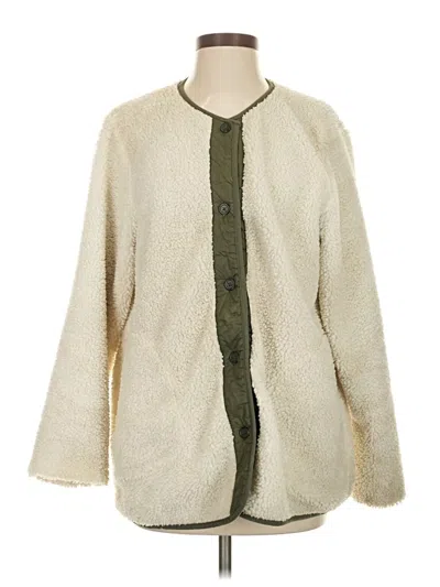 Pre-owned Sanctuary Faux Fur Jacket In White