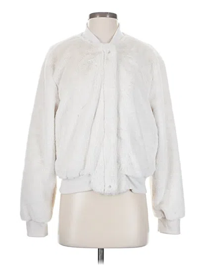 Pre-owned Sanctuary Faux Fur Jacket In White