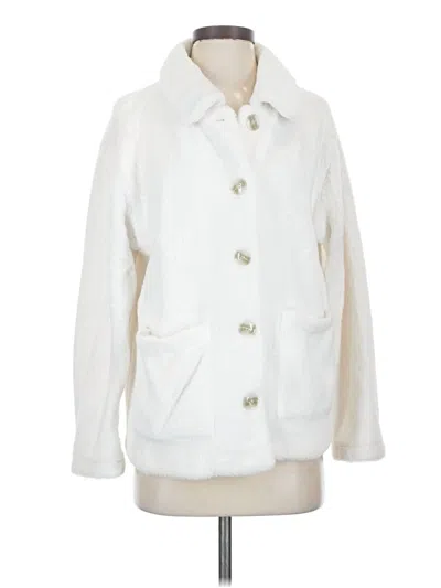Pre-owned Sanctuary Faux Fur Jacket In White