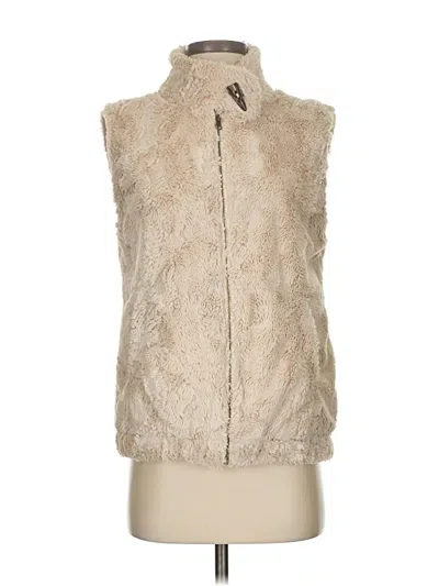 Pre-owned Sanctuary Faux Fur Vest In Ivory