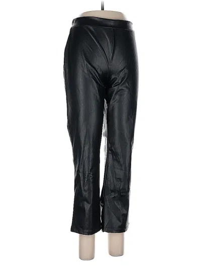 Pre-owned Sanctuary Faux Leather Pants In Black