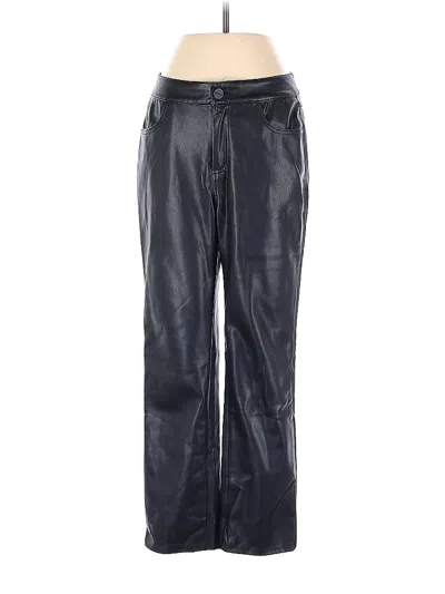 Pre-owned Sanctuary Faux Leather Pants In Blue