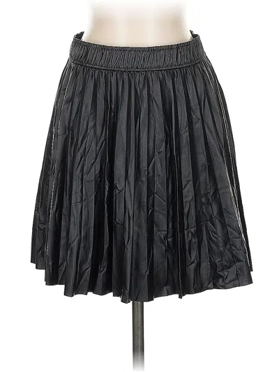 Pre-owned Sanctuary Faux Leather Skirt In Black