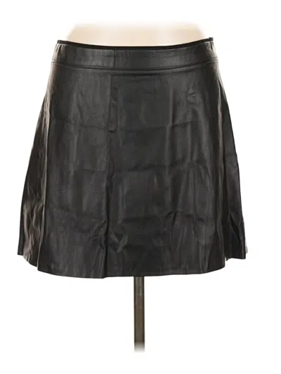 Pre-owned Sanctuary Faux Leather Skirt In Black
