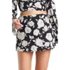 Sanctuary Faux Wrap Cover-up Skort In Black