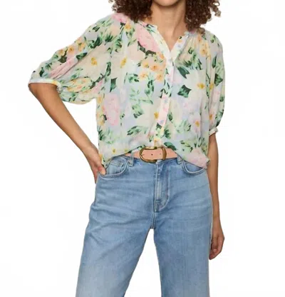Sanctuary Favorite Girl Button Blouse In Spring Floral In Multi