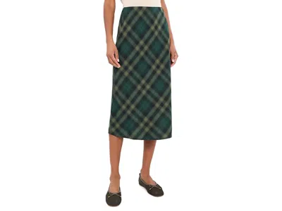 Sanctuary Favorite Plaid Slip Skirt Women's Skirt Forest Plaid: Xs (us 2), Cotton/viscose In Green