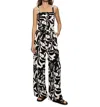 Sanctuary Feel Good Jumpsuit In Black And White In White