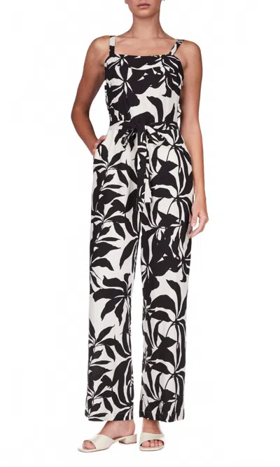 Sanctuary Feel Good Jumpsuit In Inked Impressions In Multi