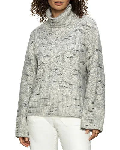SANCTUARY FEELING COZY CABLE KNIT SWEATER