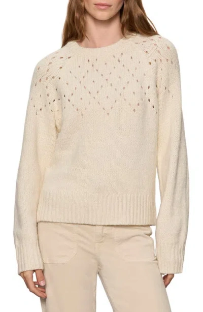 Sanctuary Femme Openwork Sweater In Neutral