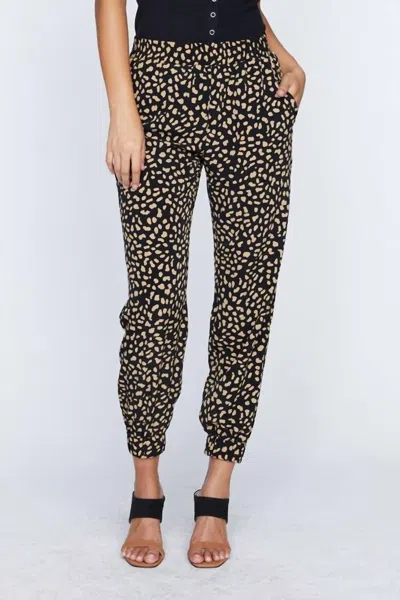 Sanctuary Field Jogger In Black Modern Spots In Multi