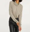 Sanctuary Find Me Lounging Tunic Pullover In Heather Truffle In Multi