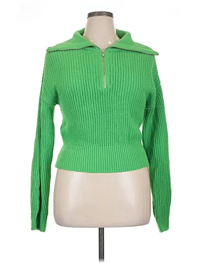 Pre-owned Sanctuary Fleece Jacket In Green