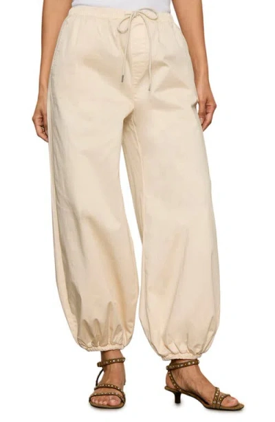 Sanctuary Float On Stretch Cotton Balloon Pants In Neutral