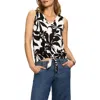 Sanctuary Perfect Tee Mix Floral Cotton Blend Minidress In Inked Impressions