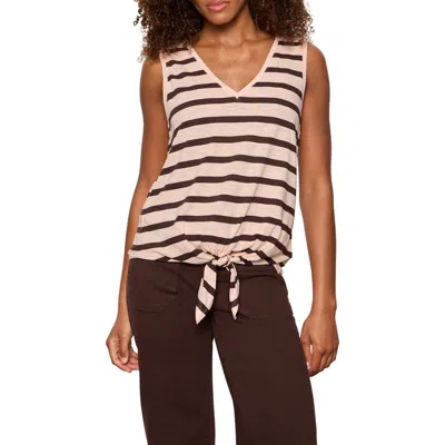 Sanctuary Floral Print Cotton Blend Tank In Multi