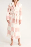 Sanctuary Shawl Collar Teddy Robe In Pink