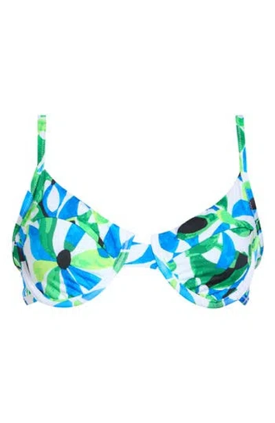 Sanctuary Floral Underwire Bikini Top In Multi