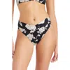 Sanctuary Floral V-front High Cut Bikini Bottoms In Multi