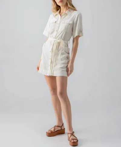 Sanctuary Fluid Dress In Birch In Gray