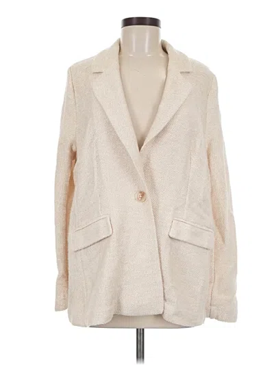 Pre-owned Sanctuary For Anthropologie Blazer Jacket In Ivory