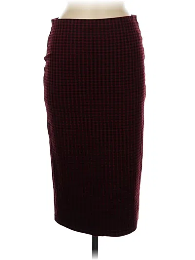 Pre-owned Sanctuary Formal Skirt In Burgundy
