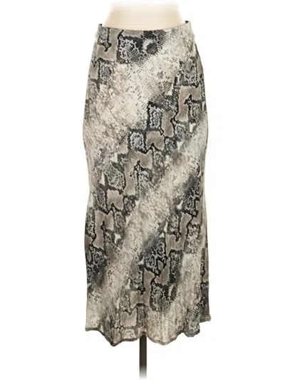 Pre-owned Sanctuary Formal Skirt In Silver
