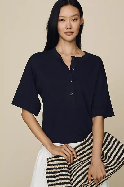 Sanctuary Freya Cotton Top In Blue