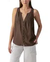 Sanctuary Pintuck Sleeveless Top In Multi