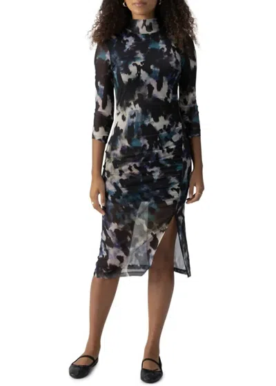 Sanctuary Gather Me Close Mock Dress In Midnight Storm In Multi