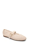 Sanctuary Gia Mary Jane Flat In Natural/natural