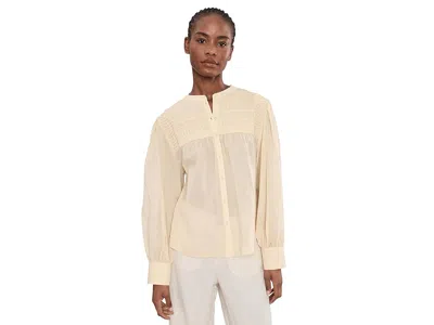 Sanctuary Giving The Most Pintuck Shirt In Neutral