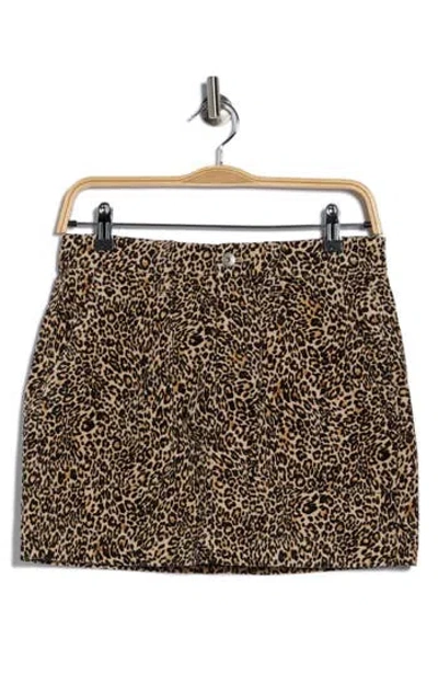 Sanctuary Gold Coast Stretch Corduroy Miniskirt In Brown