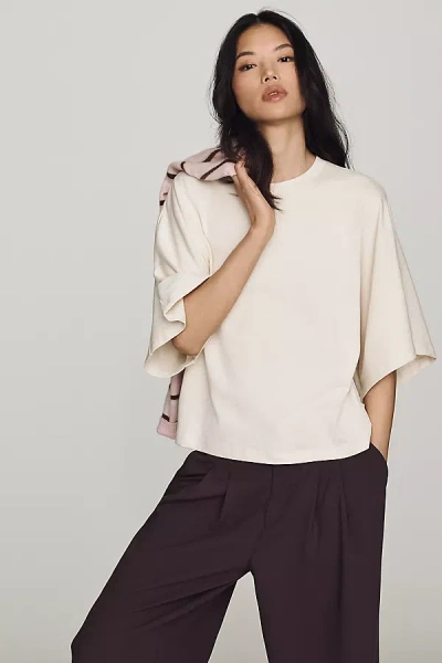 Sanctuary Haven Cape-sleeve Tee In Neutral