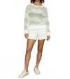 Sanctuary Haven High Rise Shorts In Bleached White In Green