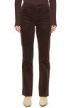 Sanctuary Corduroy Hayden Bootcut Pants In Brown Sugar In Brown