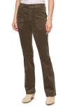 Sanctuary Hayden Bootcut Corduroy Pants In Brown
