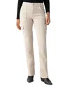 Sanctuary Rebel Wide Leg Standard Rise Crop Pant In Birch In Coconut Sm
