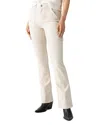 Sanctuary Hayden Sculpted Cotton Blend Bootcut Cargo Pants In Toasted Al