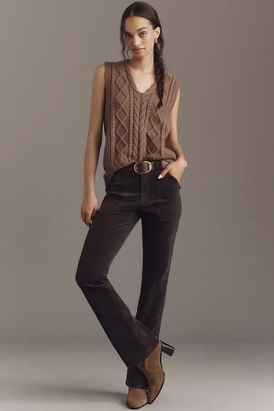 Sanctuary Hayden Corduroy Bootcut Pants In Brown