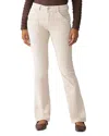 Sanctuary Velveteen Hayden Bootcut Pants In Toasted Almond In Toasted Almond