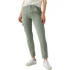 Sanctuary Hayden Sculpted Cotton Blend Cargo Pants In Dark Spruce