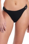 Sanctuary High Leg Hipster Bikini Bottoms