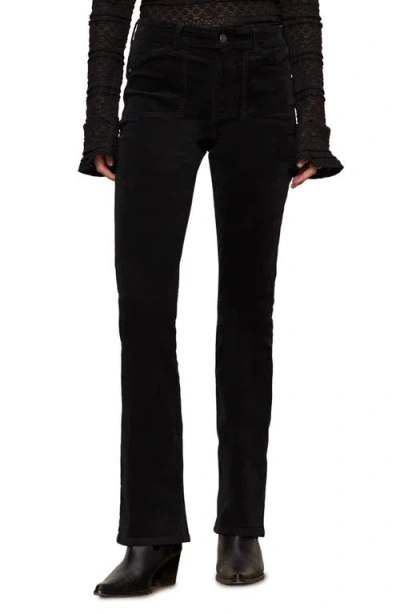 SANCTUARY SANCTUARY HIGH WAIST BOOTCUT VELVETEEN PANTS