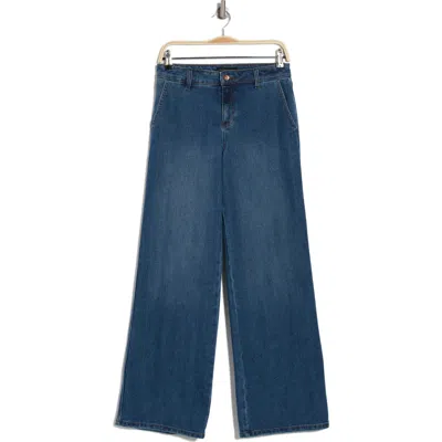Sanctuary High Waist Wide Leg Jeans In Brightside