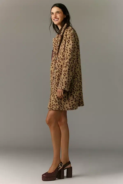 Sanctuary Hometown Fuzzy Knit Coat Jacket In Multicolor