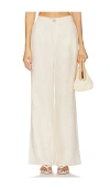 Sanctuary Hopper Straight Leg Pant In Cream