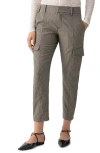 Sanctuary Polished Cargo Pants In Compact Houndstooth In Compact