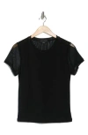 Sanctuary Ideal Mesh T-shirt In Black